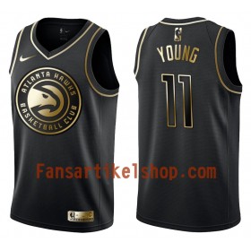 NBA Atlanta Hawks Trikot Trae Young 11 Nike Schwarz Golden Edition Swingman - Herren
